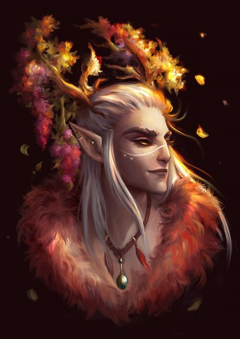 Fantasy Inspo, Magical Beings, Elves Fantasy, Elf Art, Simple Portrait, Dungeons And Dragons Characters, Fantasy Male, High Fantasy, Character Ideas