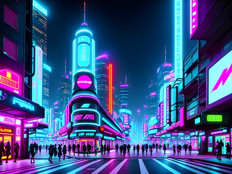 Cyberpunk Castle, Hairstyle Traditional, Castle Concept Art, Galaxy Aesthetic, Neon City, Cyberpunk City, Pretty Pins, Cyberpunk Style, We Bare Bears