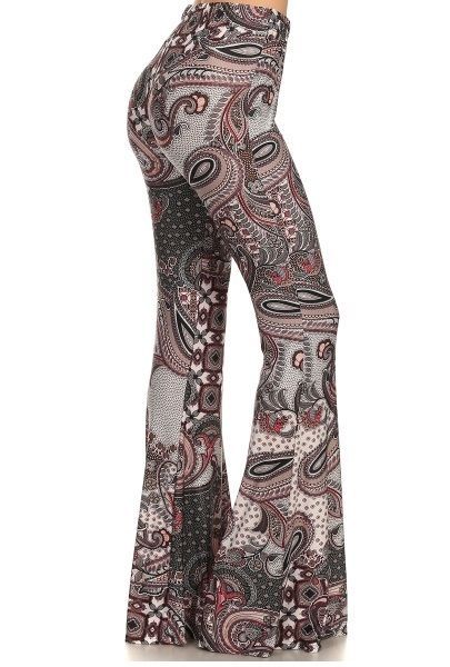 PAISLEY PRINTED PALAZZO PANTS  FLARED STYLE BOHO WIDE LEG BELL BOTTOM S M L  picclick.com Yoga Democracy, Printed Bell Bottoms, Espresso Yourself, Printed Palazzo Pants, Sweaty Workouts, Flare Legging, Yoga Pants Outfit, Yoga Activewear, Lazy Sunday