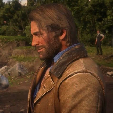 Arthur Morgan, A Man, Hair