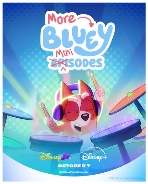 Earlier today #DisneyPlus shared a first look and information about the upcoming #Bluey Minisodes premiering on Oct 7th Disney Plus Movies, Disney Tv Shows, Movies On Disney Plus, Disney Calendar, Disney App, New Disney Movies, Blue Heeler Dogs, Disneyland Pictures, Disney Family Vacation