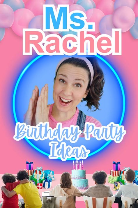 ms rachel birthday theme Ms Rachel Birthday Party Food, Miss Rachel Themed Birthday Party, Ms Rachel Birthday Party Ideas, Diy Ms Rachel Birthday Party, Ms Rachel Cake Ideas, Ma Rachel Birthday Party, Ms Rachel 2nd Birthday Party Theme, Ms Rachel Birthday Party Boy, Ms Rachel Themed Birthday Party