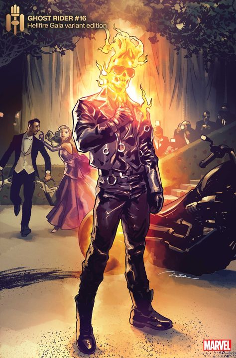 Danny Ketch, Robbie Reyes, Hellfire Gala, Johnny Blaze, Gala Outfit, Marvel Entertainment, Variant Covers, Marvel Comics Art, Horror Comics