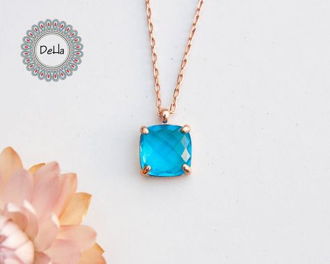 Excited to share the latest addition to my #etsy shop: Swiss Blue Topaz Necklace, Dainty Jewelry, Rose Gold Filled, Birthday Gift, December Birthstone, Swiss Topaz Necklace, Gifts for Her https://etsy.me/3BauY1y #valentinesday #square #minimalist #no #silver #yes #rose Swiss Blue Topaz Necklace, Color Changing Ring, Jewelry Rose Gold, Blue Topaz Necklace, Big Hoop Earrings, Topaz Necklace, Sterling Necklaces, Swiss Blue Topaz, December Birthstone