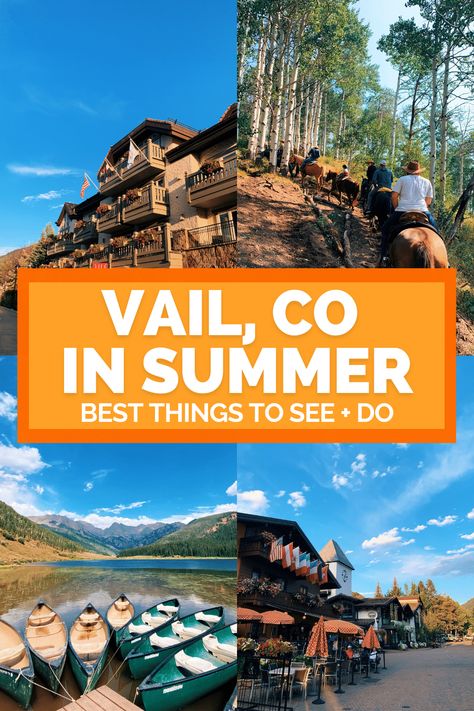 Vail Colorado Summer, Vail Village, Summer Tips, Vail Co, Book Guide, Southwest Usa, Colorado Summer, Colorado Vacation, Breckenridge Colorado