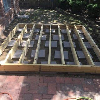 Building A Floating Deck, Deck Diy, Diy Landscape, Floating Deck, Pergola Design, Wooden Pergola, Deck Plans, Decks Backyard, Diy Deck