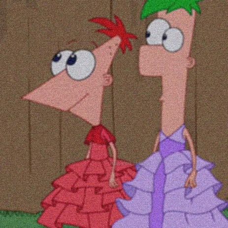 Phineas And Ferb Profile Pic, Sister Duos Cartoon, Iconic Duos Tv Shows, Phineas And Ferb Pfp, Cartoons Asthetic, Duos Characters, Random Profile Pics, Phineas And Ferb Aesthetic, Iconic Cartoon Couples