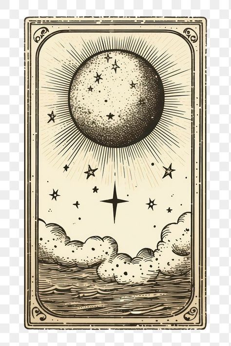 Skateboard Branding, Moon Architecture, Printable Tarot Cards, Png Moon, Tarot Moon, Diy Tarot Cards, The Moon Tarot Card, Card Png, The Moon Tarot