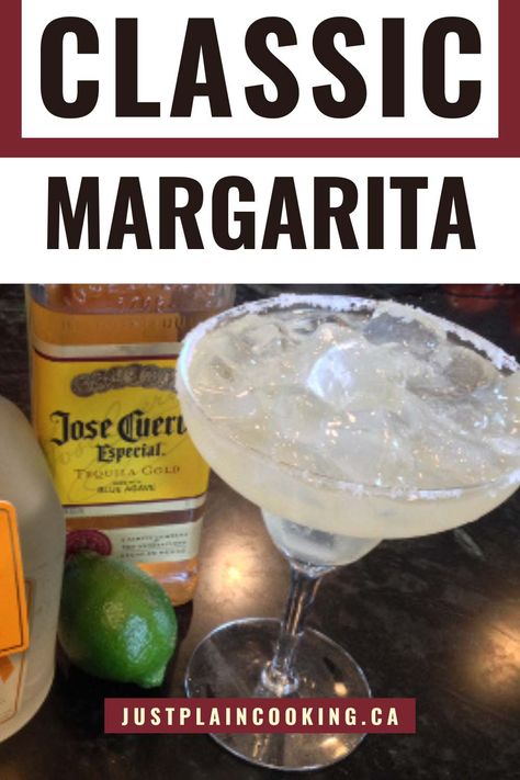 🍸 Three perfectly balanced ingredients - that's all you need for a Classic Margarita. May your limes be fresh and your tequila be powerful. 🍹🍋🎉 #Margarita #ClassicCocktail #OnTheRocks #CocktailHour #RefreshingDrinks #PartyTime #EasyCocktails #TimelessTaste #JustPlainCooking Margarita Recipes On The Rocks, Flavored Tequila, Margarita On The Rocks, Strong Drinks, Be Powerful, Beverage Recipes, Classic Margarita, Sweet Drinks, Grand Marnier