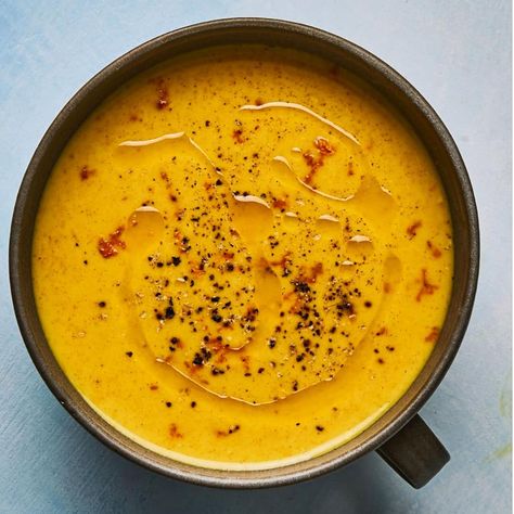 Radhi Devlukia-Shetty on Instagram: “TURMERIC COCONUT MILK BUTTERNUT SQUASH SOUP..V GF.. I used bay leaves paprika roasted cumin corriander powder black pepper kaffir lime…” Moon Milk Recipe, Moon Milk, Ayurvedic Recipes, Ginger And Honey, Vegetable Drinks, Natural Sleep, Milk Recipes, Healthy Eating Tips, Good Healthy Recipes