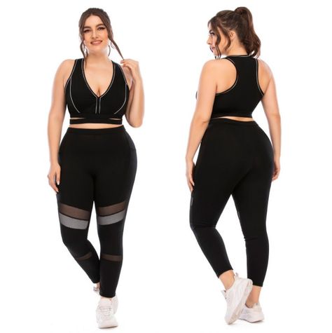 . Women Sports Wear Gym Clothes Female Yoga Body Suit Women Yoga Sets Plus sizeAnti-Bacterial, Anti-Static, Breathable, Plus Size, QUICK DRY, 2pc, spandex polyester Yoga Plus Size, Gym Tracksuit, Plus Size Sportswear, Yoga Sportswear, Plus Size Fitness, Sportswear Design, Plus Size Yoga, Sports Wear Women, Plus Size Workout