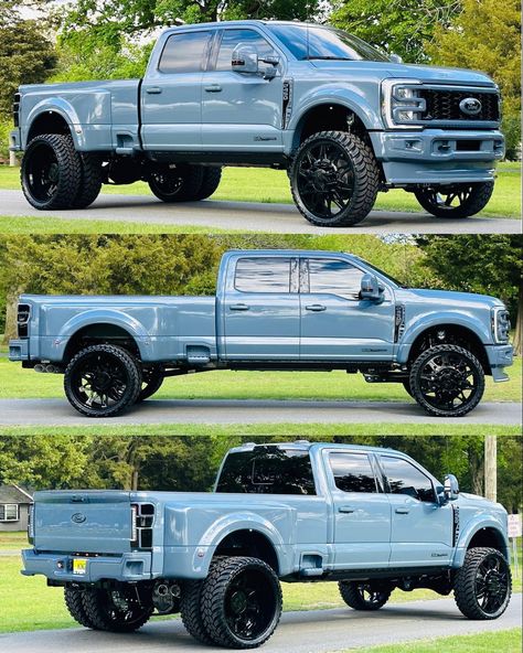 Lifted Dually, Ford Dually, Ford Heavy Duty, Ford Super Duty Trucks, Big Ford Trucks, 4x4 Car, Brick By Brick, Nice Trucks, 6x6 Truck