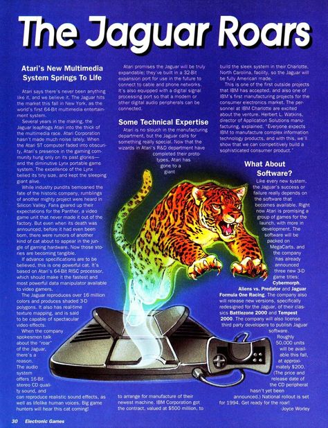 Gaming Ads, Atari Jaguar, Game Ads, Classic Video, Player One, Retro Video, School Videos, Classic Video Games, Retro Games