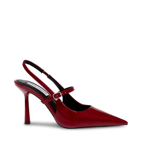 Armour Slingback TIBETAN RED PATENT Red Slingback Heels, Womens Armour, Sick Fits, Loafers Trend, Black Mules, Trainer Heels, Red Pumps, Business Shoes, Trainer Boots