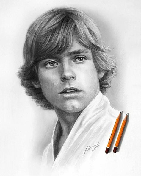 Luke Skywalker Drawing, Luke Skywalker Art, Superhero Dolls, Art Advisor, Mark Hamill, Star Wars Artwork, Star Wars Fan Art, Arte Sketchbook, Art Basel