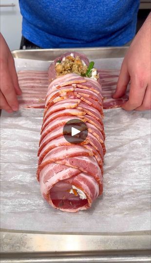 Easy Pork Recipe, Sage Stuffing, Bacon Dishes, Pork Chop Recipes Baked, Pork Recipes Easy, Pork Loin Recipes, Homemade Lasagna, Tenderloin Recipes, Pork Recipe