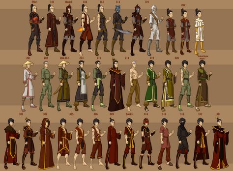 Zuko's wardrobe from Avatar. Why you such fashion addict Zuko? I don't even have that many clothes Avatar Gaang, Prince Zuko, Avatar Last Airbender, Korra Avatar, Avatar The Last Airbender Art, Team Avatar, Avatar Korra, Avatar The Last Air Bender, Avatar Characters