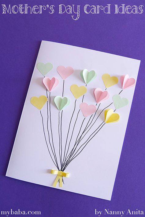 Mothers Day Cards For Kids To Make, Mom Day Ideas, Mothers Day Gift Card, Ideas For Mothers Day, Mothers Day Cards Craft, Diy Mother's Day Crafts, Mother's Day Gift Card, Happy Mother's Day Card, Mother's Day Cards