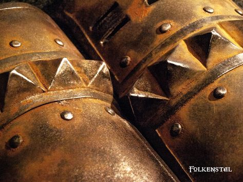 Real Rust on Armor by Folkenstal Rusted Armor, Rusty Armor, Rendering Reference, Iron Armor, Paint Inspo, Helmet Paint, Atticus, Ll Bean Boot, I Will Show You