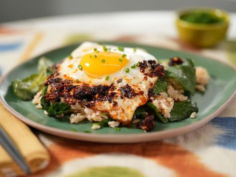 Egg Bowl Recipe, Chilli Crisp, Katie Lee Biegel, The Kitchen Food Network, Chili Crisp, Egg Bowl, Whipped Feta, Egg Dish, Bowl Recipe