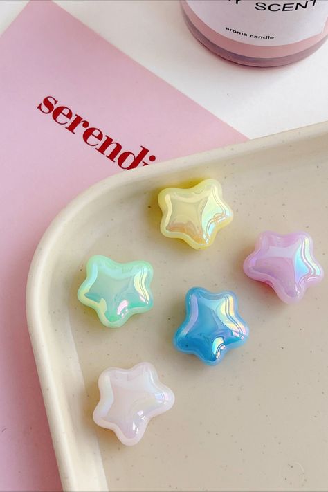 Airssory 20 Pcs Mixed Color Star Opaque Acrylic Beads Celestial Loose Spacer Beads for DIY Jewellery Bracelet Crafts Gifts Keychain Decorations Aroma Candle, Office Branding, Jewelry Diy Bracelets, Colour Star, Crafts Gifts, Bracelet Crafts, Jewelry Bracelet, Acrylic Beads, Sewing Stores