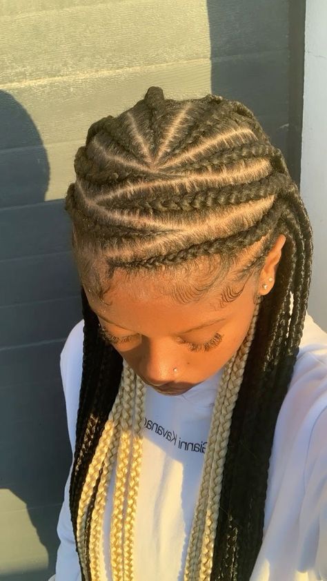 Zig Zag Braids, Inspo Hairstyles, Parting Hair, Natural Hair Bun Styles, Braided Cornrow Hairstyles, Cute Box Braids Hairstyles, Quick Braided Hairstyles, Protective Hairstyles Braids, Pretty Braided Hairstyles