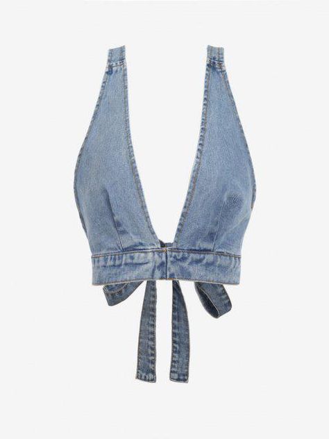 Denim Bralette, Casual Kimono, Bralette Top, Matching Swimwear, Women Tank Tops, Jean Accessories, Bralette Tops, Swimsuit Cover Ups, Active Wear Outfits