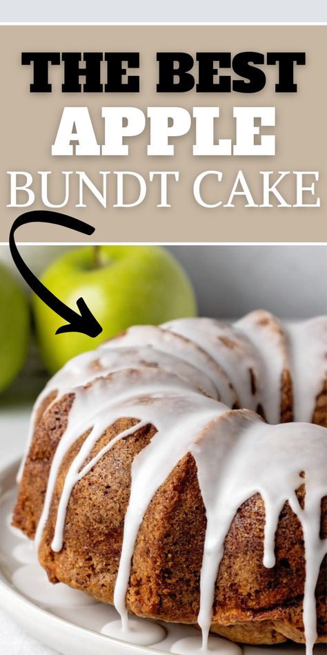 Apple Bundt Cake Recipes, Apple Bundt Cake, Fresh Apple Cake, Apple Cinnamon Muffins, Cinnamon Muffins, Apple Cake Recipes, Simple Food, Bundt Cakes Recipes, Easiest Apples