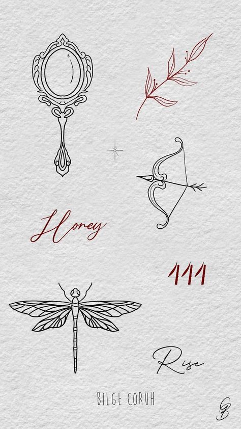 Minimal Tattoo Sketch, Cupid Tattoo, Minimal Tattoo Ideas, Small Girly Tattoos, Bauch Tattoos, Petit Tattoo, Minimal Tattoo Design, Small Pretty Tattoos, Cute Tiny Tattoos