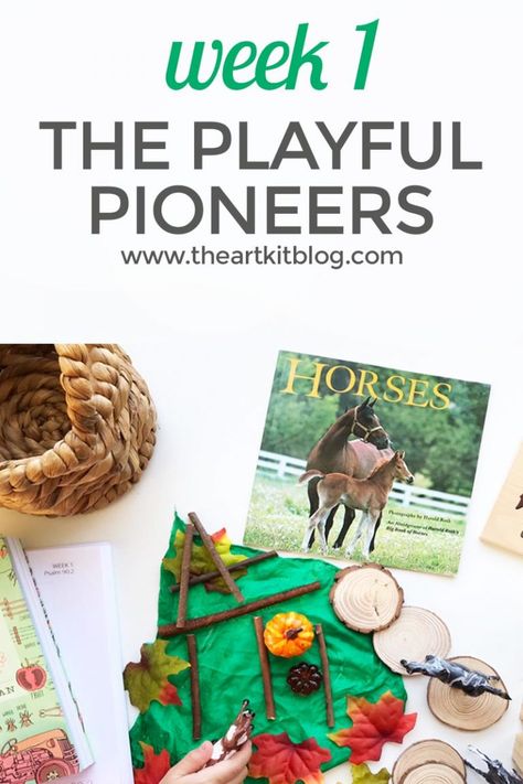 peaceful press review playful pioneers week 1 horses pinterest The Playful Pioneers, The Peaceful Press, Playful Pioneers Curriculum, Peaceful Press Homeschool, Playful Pioneers, Pioneer Crafts, Peaceful Press, Elementary History, Middle School Counseling