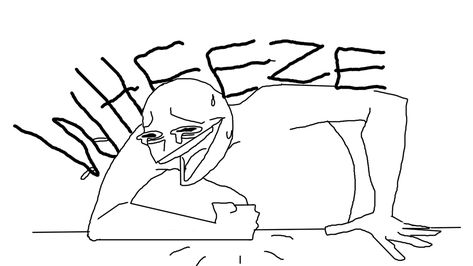 Wheeze Reaction image. | Wheeze Comic | Know Your Meme Wheezing Reaction Pic, Comic Template, Laugh Meme, Tree Drawings Pencil, Draw The Squad, Drawing Expressions, Funny Drawings, Funny Doodles, Meme Template