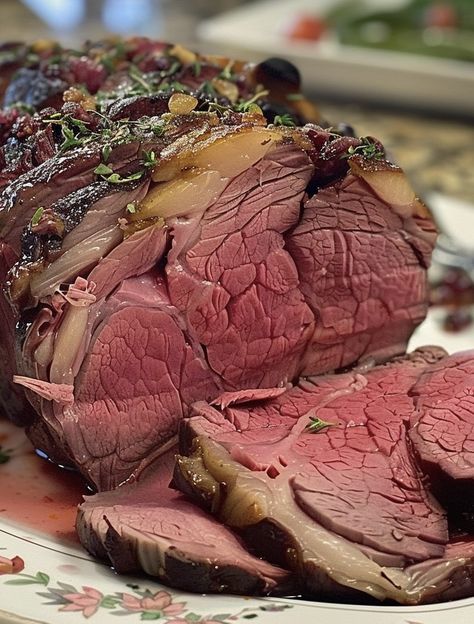 Rolled Rib Roast Beef, Poor Man's Prime Rib Round Roast, Poor Man Prime Rib Round Roast, Poor Man Prime Rib, Poor Mans Prime Rib Eye Of Round, Poor Man’s Prime Rib Recipe, Gourmet On A Budget, Dry Aging Prime Rib Roast, What Goes With Prime Rib Dinner