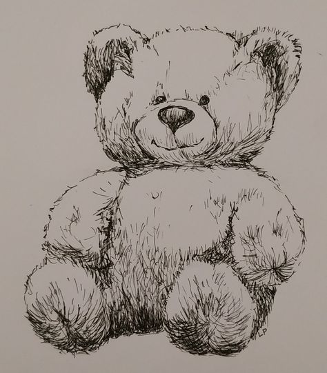 Ripped Teddy Bear Drawing, Stuffed Animal Sketch, Teddy Bear Aesthetic Drawing, Stuffed Bear Drawing, Teddy Bear Reference, Bear Drawing Sketches, Drawing Teddy Bear, Stuffed Animal Drawing, Teddy Bear Doodle