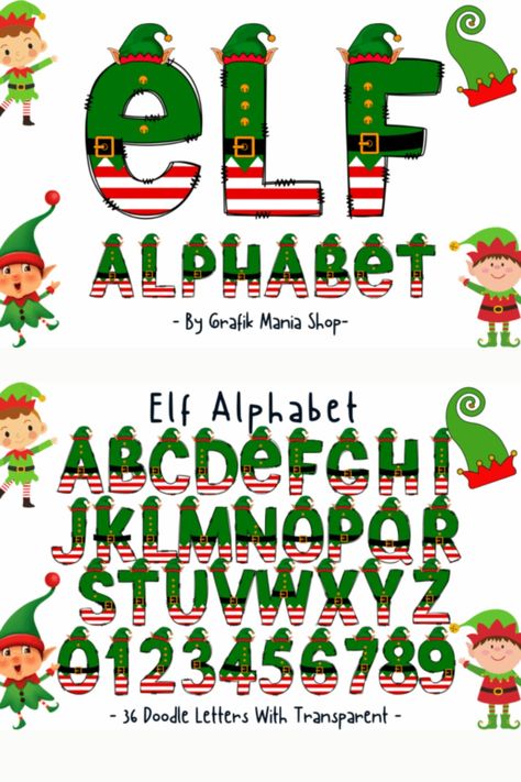 Merry Christmas Banner Printable Letters, Christmas Alphabet Letters Printable, Christmas Letters Alphabet, Free Christmas Font, Elf Alphabet, Elf Font, Merry Christmas Banner Printable, Christmas Alphabet Letters, Christmas Banner Printable