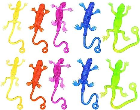 Sticky Lizards, like bingos sticky gecko from S2E12 Sticky Gecko, Prank Toys, Kids Imagination, Funny Toys, Kids Party Supplies, Lizards, Party Favor Bags, Sensory Toys, Gecko