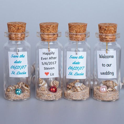 Wedding favors for beach wedding party gift for guest beach favor wedding message in a bottle sand seashells pearl in a bottle mermaid favor Beach Wedding Party Favors, Beach Favors, Nautical Wedding Favors, Affordable Wedding Favours, Blue Wedding Favors, Beach Party Favors, Creative Wedding Favors, Inexpensive Wedding Favors, Gift Favors