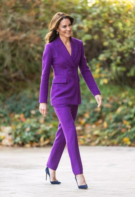 Purple suit women