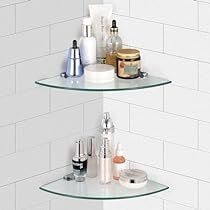 Corner Shower Shelves, Glass Corner Shower, Glass Shower Shelves, Glass Corner Shelves, Shelf For Wall, Shelves For Bathroom, Glass Bathroom Shelves, Glass Shelves In Bathroom, Floating Glass Shelves