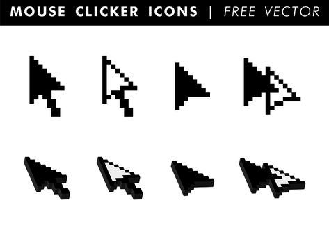 Mouse Clicker, Vector Art, Vector Free, Royalty Free, For Free