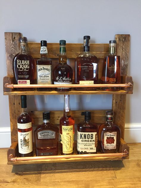 Whiskey Barrel Decor, Whiskey Rack, Retro Shelves, Barrel Decor, Wine Barrel Furniture, Pub Design, Barrel Furniture, Whiskey Barrel, Red Door