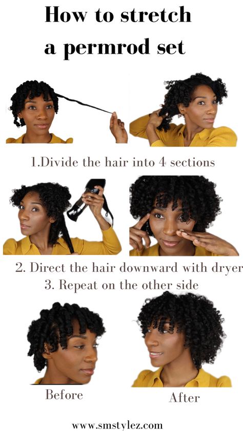 Perm Rod Set, Curl Definition, Perm Rods, Rod Set, Wet Hair, Perm, How To Style, Natural Hair, Natural Hair Styles