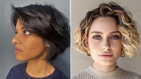 30 Flirty Short Fluffy Hair Ideas for 2023 Bob 360 View, Haircuts 360, Fluffy Hair Ideas, Fluffy Haircuts, Short Fluffy Hair, Hair Latina, Medium Shaggy Hairstyles, Hair Pfp, Short Layered Bob Haircuts