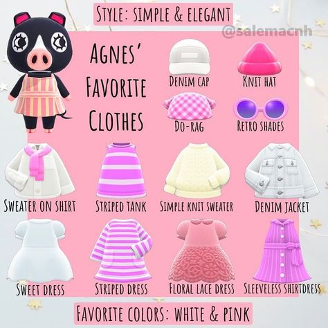 Mandy 🌿 (@salemacnh) • Instagram photos and videos Acnh Agnes, Acnh Yard Guide, Animal Crossing Yard, Acnh Yard, Acnh Villagers, Do Rag, Theme Pink, Animal Crossing Island Ideas, Denim Cap