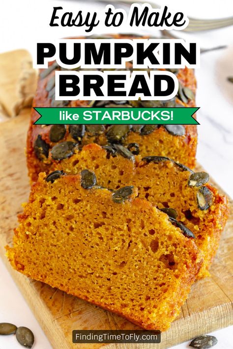 This homemade Copycat Starbucks Pumpkin Bread is a simple pumpkin bread recipe that's even better than Starbucks! It's an easy-to-make, moist bread topped with pumpkin seeds, just like the one you find at Starbucks! Quick Pumpkin Bread Starbucks Pumpkin Bread Recipe Easy Pumpkin Bread Recipe Best Pumpkin Bread Recipe Starbucks Pumpkin Bread Pumpkin Bread Starbucks Recipe Pumpkin Bread Canned Pumpkin Copycat Pumpkin Loaf Starbucks Pumpkin Loaf Recipe Starbucks Pumpkin Loaf Starbucks Copycat Quick Pumpkin Bread, Starbucks Pumpkin Loaf, Simple Pumpkin Bread, Pumpkin Loaf Recipe, Starbucks Pumpkin Bread Recipe, Pumpkin Bread Recipe Easy, Spiced Pumpkin Bread, Best Pumpkin Bread, Best Pumpkin Bread Recipe