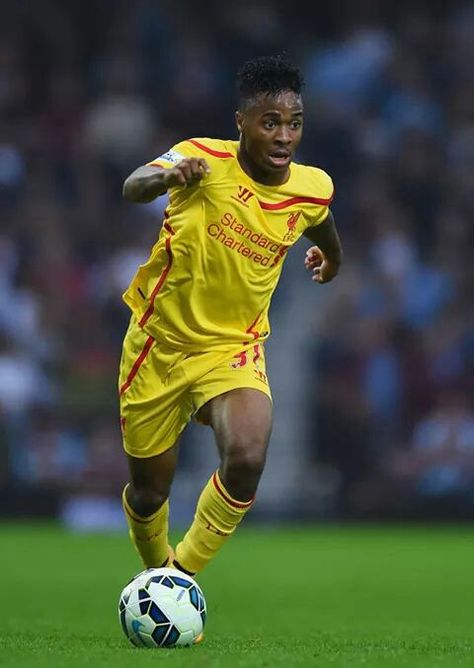 Raheem Sterling looking to drive Liverpool forward. #LFC Lark Lane Liverpool, Sterling Liverpool, Liverpool Robertson, Raheem Sterling Liverpool, Liverpool 2017, Liverpool Premier League, Raheem Sterling, England Flag, Toronto Fc