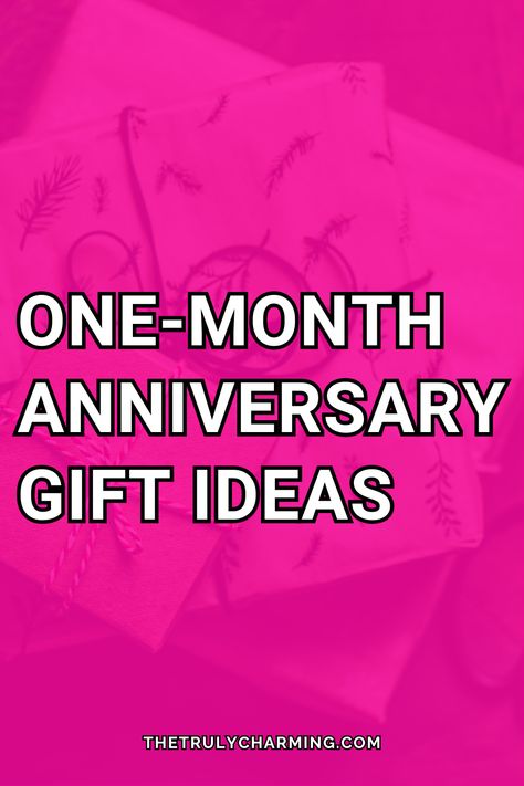 Looking for some ideas for a one-month anniversary gift? Don't panic, here are some of the best ideas to surpirse your partner on your first month anniversary. One Month Anniversary Date Ideas, Monthly Anniversary Ideas, Gifts For 1 Month Anniversary, One Month Anniversary Gift Ideas For Him, One Month Dating Gifts, 1 Month Dating Gifts, 1 Month Anniversary Girlfriend, First Month Anniversary Gift For Him, 3 Month Gift For Boyfriend