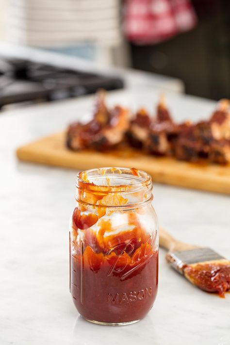 This BBQ Sauce Will Make You Feel Like A Kansas City Pit MasterDelish Bbq Sauce Homemade Easy, Best Barbecue Sauce, Carolina Bbq, Carolina Bbq Sauce, Homemade Bbq Sauce Recipe, Wing Sauce Recipes, Homemade Bbq Sauce, Zesty Sauce, Barbecue Sauce Recipes