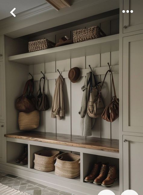 Under Stairs Entryway Ideas, Entryway Ideas With Stairs, Gambrel House, Boot Room Utility, Small Mudroom Ideas, Stylish Entryway, Mudroom Remodel, Garage Mudroom, Tennessee House