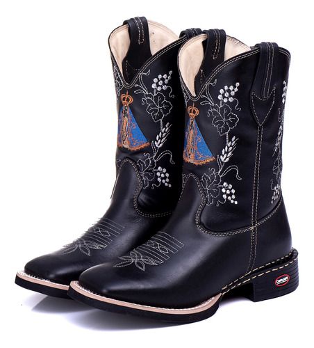 Bota Country Feminina Nossa Senhora Texana Cano Longo Couro Cute Cowgirl Boots, Botas Western, Bota Country, Cowgirl Boots, Cowboy Boots, Cowboy, Boots, Clothes