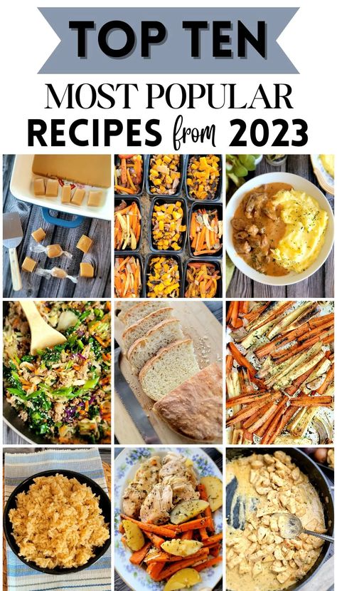 Most popular recipes 2023 Top Dinner Recipes, Popular Dinner Recipes, Ham And Bean Soup, Popular Food, Favorite Recipes Dinner, Recipe Books, Trending Recipes, Most Popular Recipes, Top Recipes